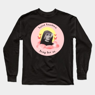 Saint Faustina Long Sleeve T-Shirt